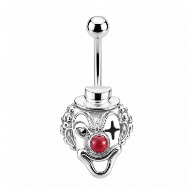 BAUCHNABELPIERCING MIT CLOWNSCHÄDELN