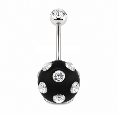 PIERCING NOMBRIL AVEC SPHÈRE DE CRISTAUX