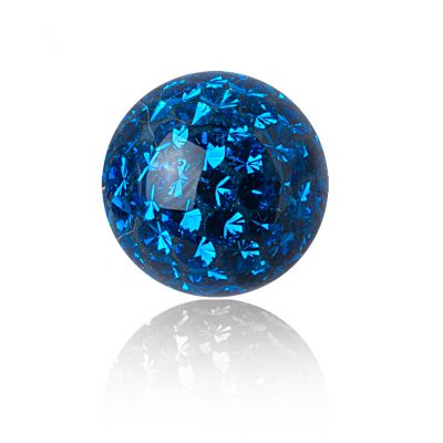 SFERA CON CRISTALLI E RESINA