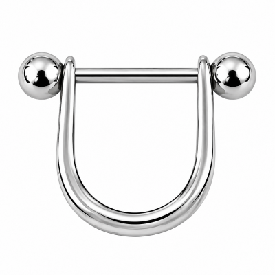 PIERCING DE PEZÓN CON ARO EN FORMA DE HERRADURA