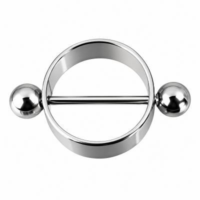 NIPPLE PIERCING WITH CIRCULAR RING