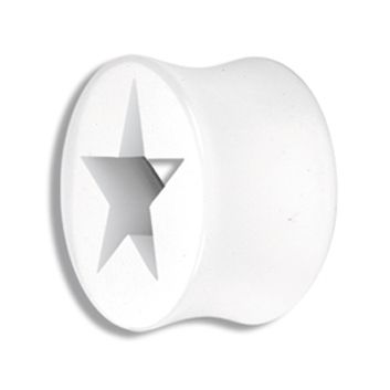 PIERCING-PLUG MIT STERN FÜR OHRLÄPPCHEN