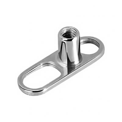 BASE PARA EL PIERCING MICRODERMAL EN TITANIO