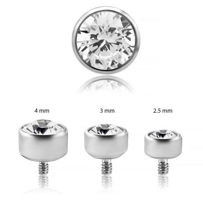 JEWEL FOR PIERCING WITH BRILLIANT