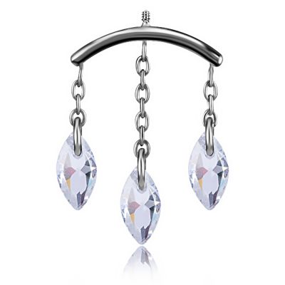 ACCESSORIO PER VERTICAL HELIX CON TRE GOCCE DI CRISTALLO