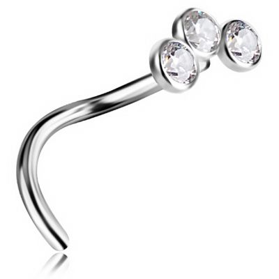 NASENPIERCING MIT KRISTALLEN