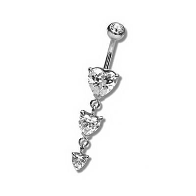 PIERCING NOMBRIL AVEC COEUR