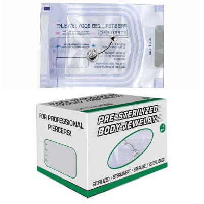 PIERCING PER L’OMBELICO STERILE CON CRISTALLI PREMIUM