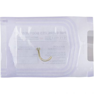 GIOIELLO PLACCATO ORO PREMIUM PER IL NASO STERILIZZATO