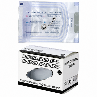 BANANA STERILE CON FILETTATURA INTERNA E DOPPIO PREMIUM ZIRCONIA