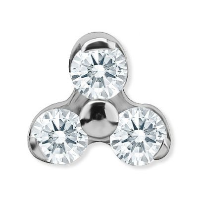 RICAMBIO GIOIELLO PIERCING CON TRINITY