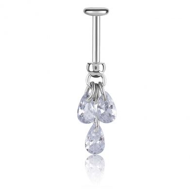 VERTICAL HELIX JEWEL WITH PENDANT CUBIC ZIRCONIA