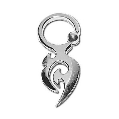 RINGPIERCING MIT KELTISCHE DESIGN
