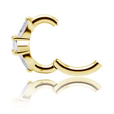 BAUCHNABELPIERCING OVAL