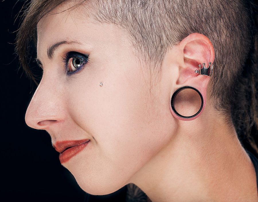 Crown helix hotsell earring