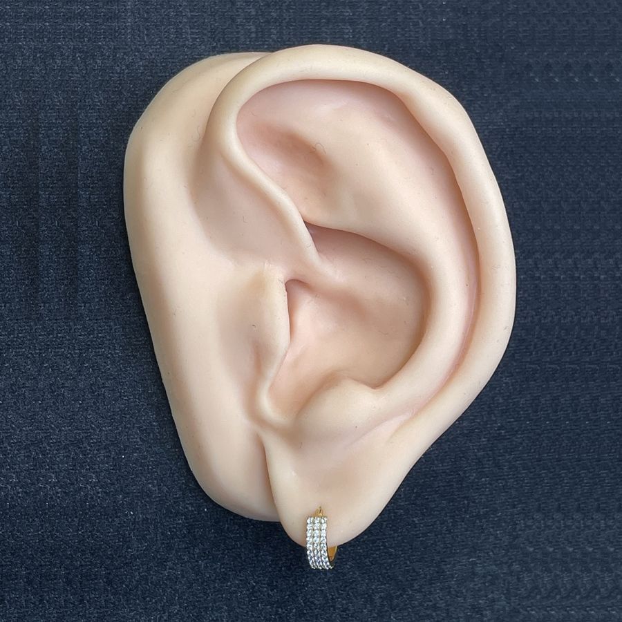 Three hotsell helix piercing
